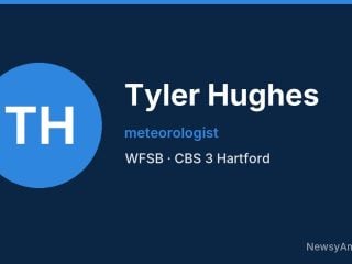 Tyler Hughes, meteorologist, WFSB