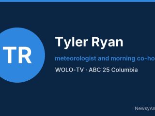 Tyler Ryan, meteorologist and morning co-host, WOLO-TV