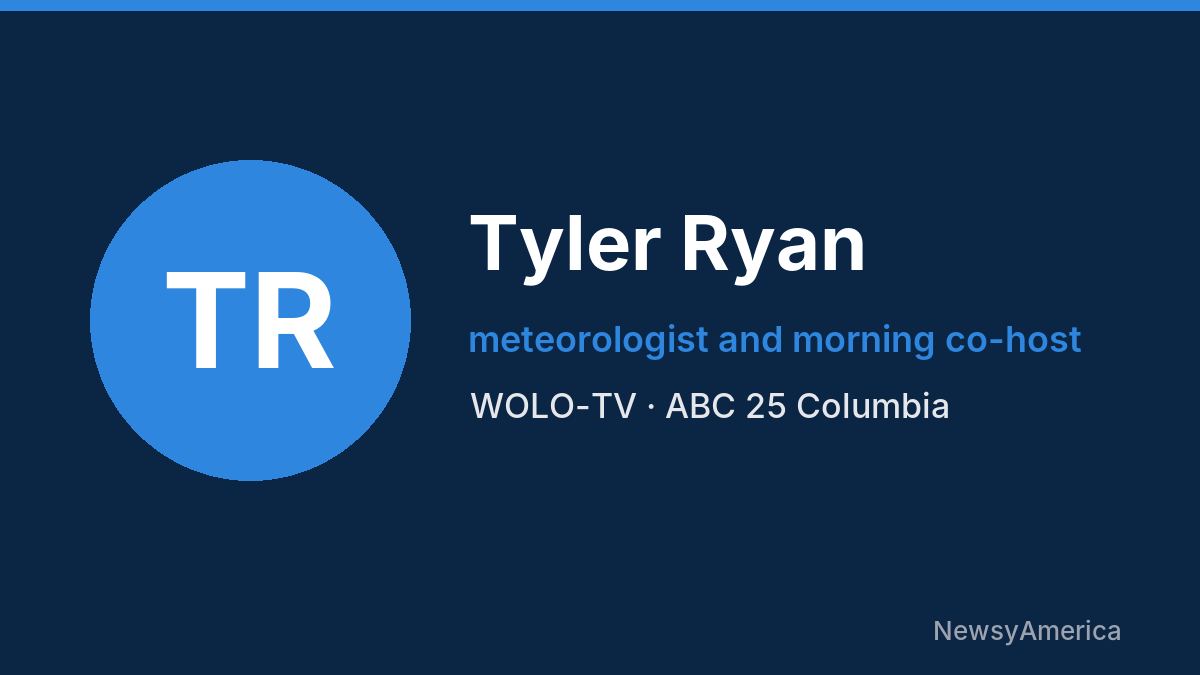 Tyler Ryan – WOLO-TV, Columbia
