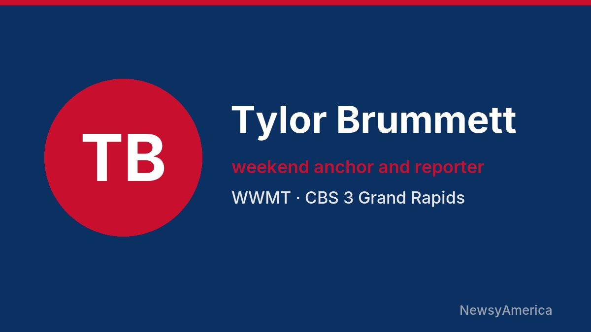 Tylor Brummett – WWMT, Grand Rapids
