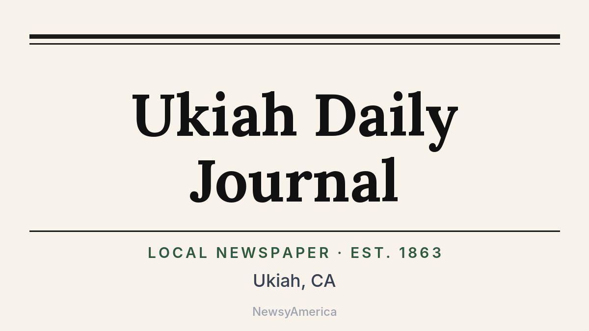 Ukiah Daily Journal – California