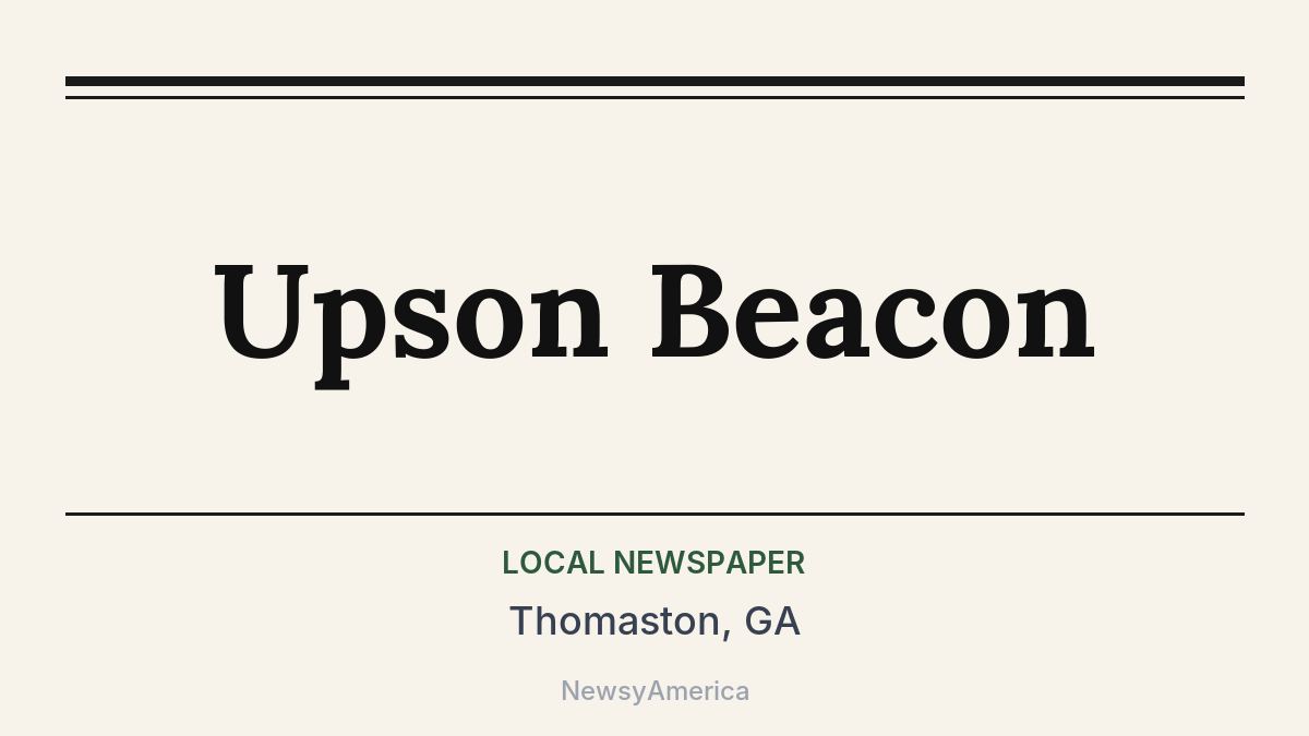 Upson Beacon – Thomaston, GA