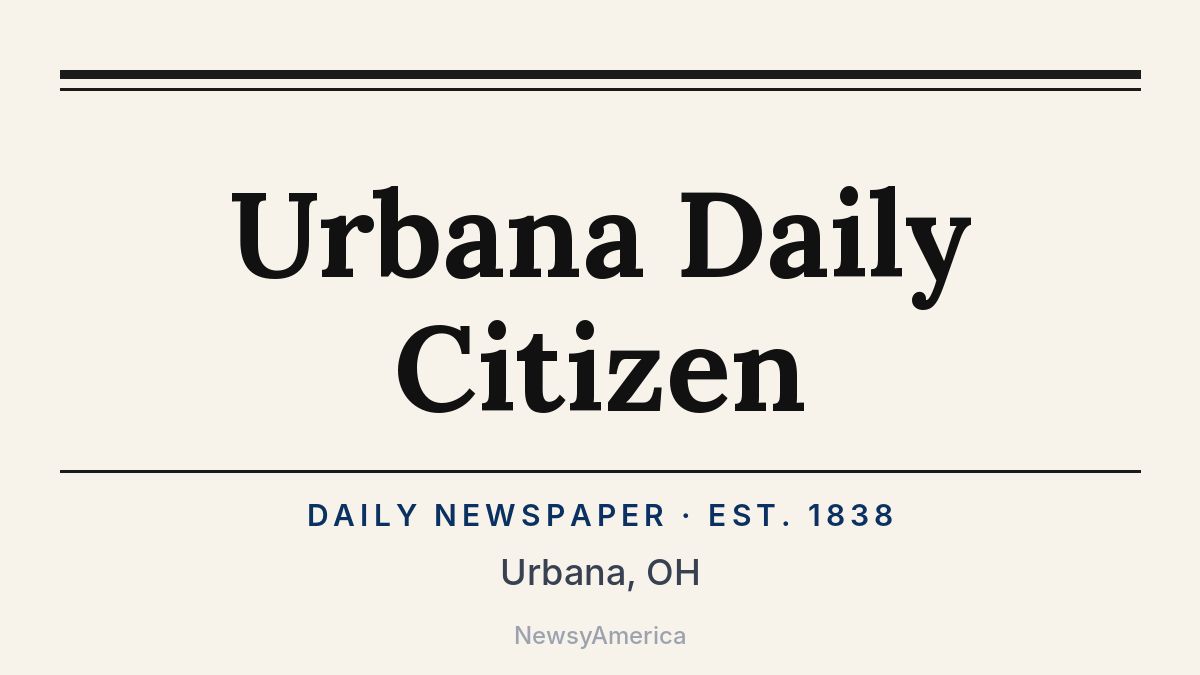 Urbana Daily Citizen – Ohio
