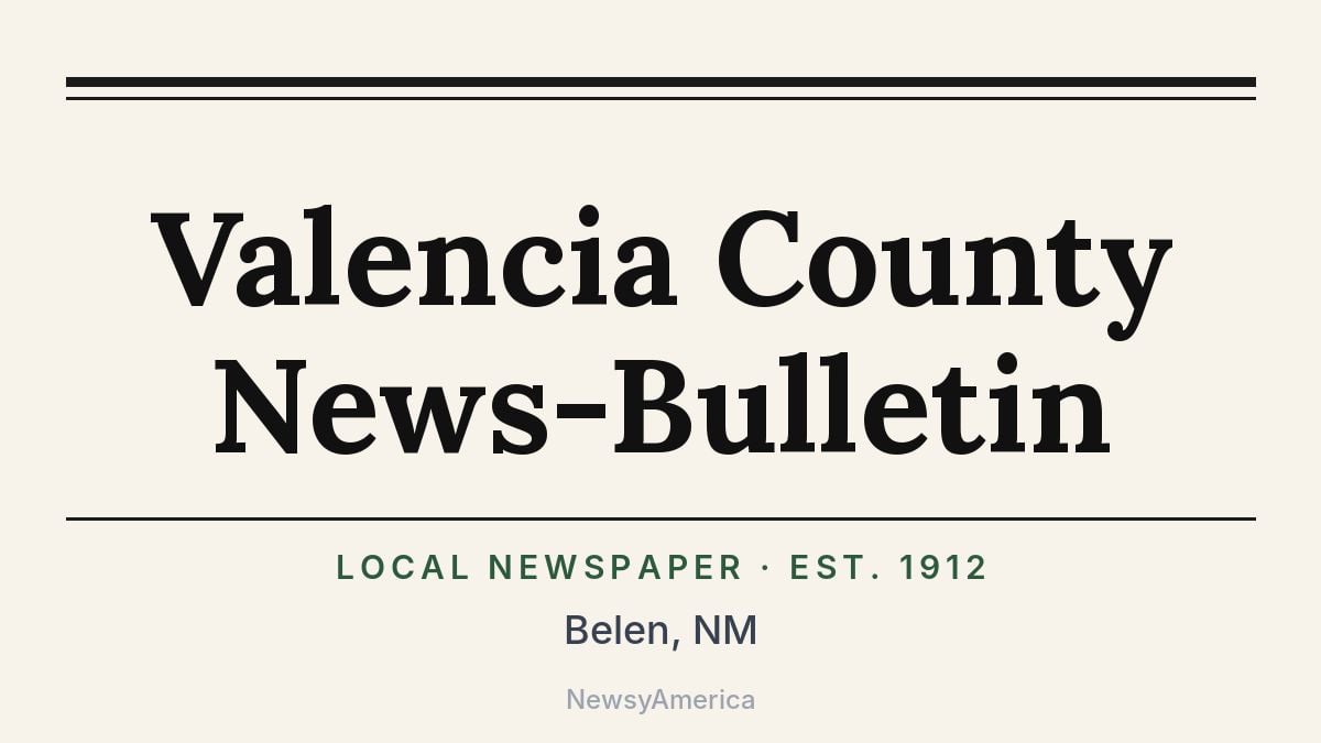 Valencia County News-Bulletin – Belen, NM