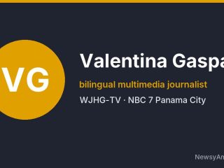 Valentina Gaspari, bilingual multimedia journalist, WJHG-TV