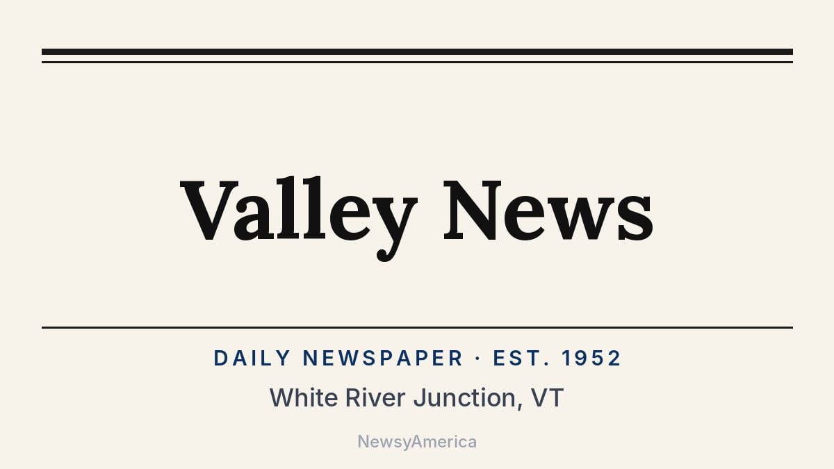 Valley News – White River Junction, VT