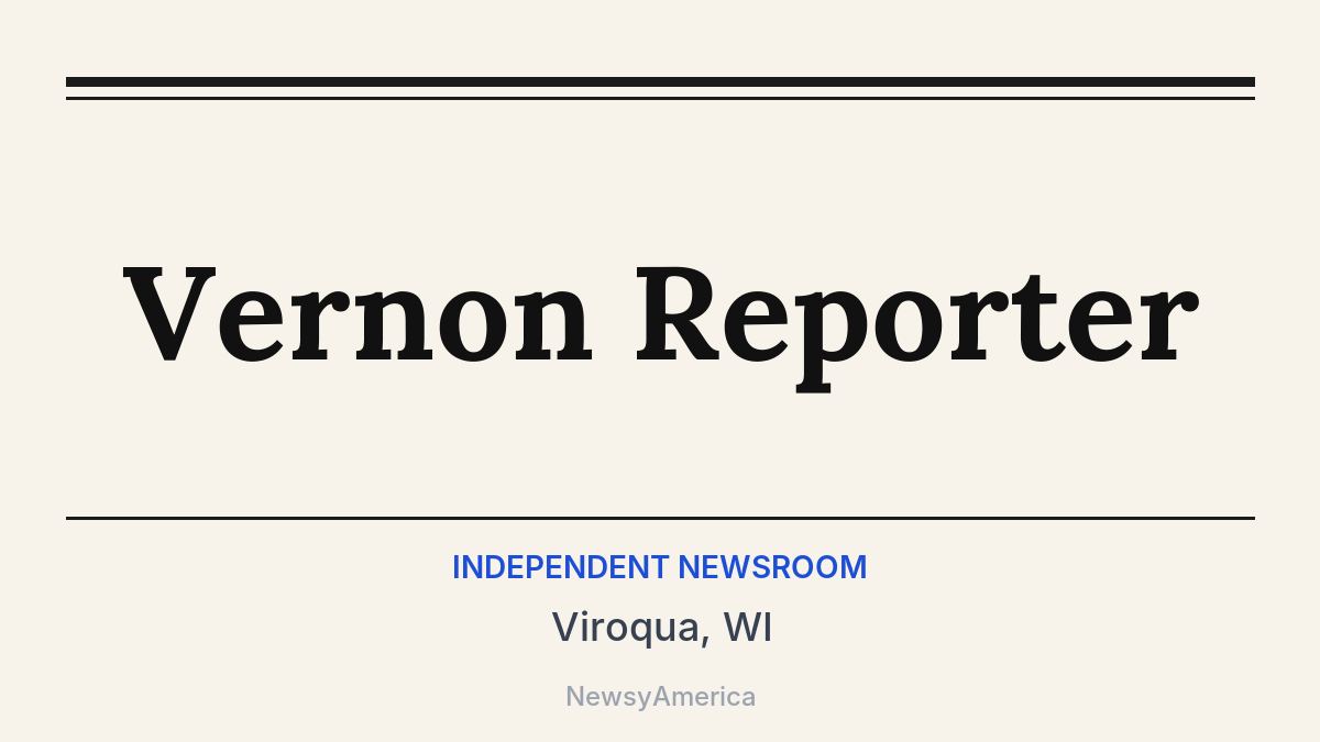 Vernon Reporter – Viroqua, WI