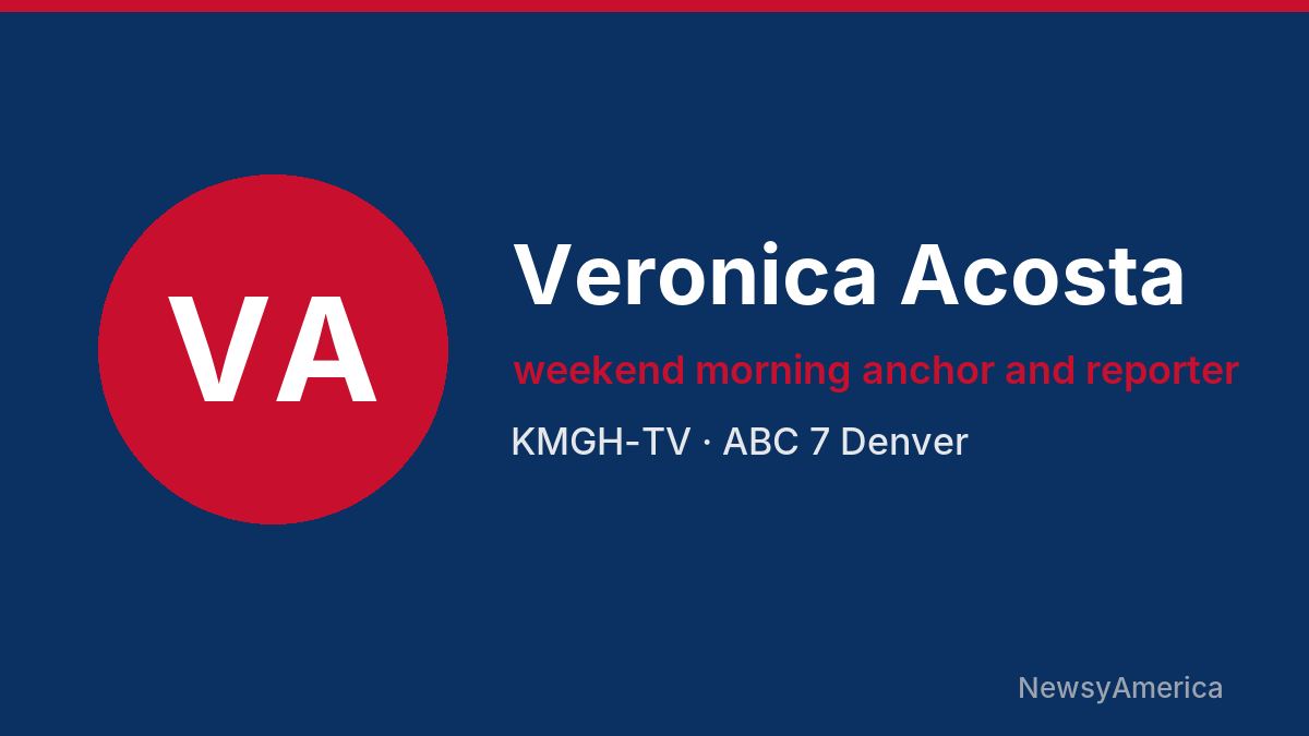 Veronica Acosta – KMGH-TV, Denver