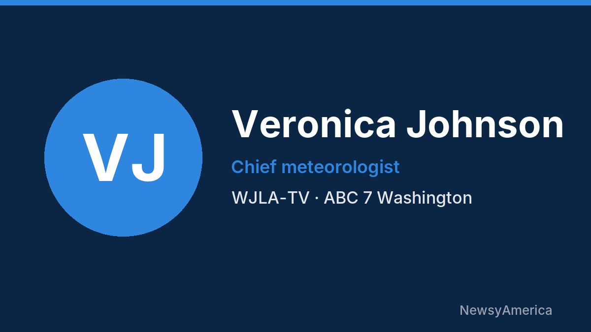 Veronica Johnson – WJLA-TV, Washington