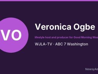 Veronica Ogbe, lifestyle host and producer for Good Morning Washington, WJLA-TV