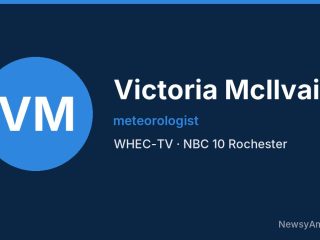 Victoria McIlvain, meteorologist, WHEC-TV