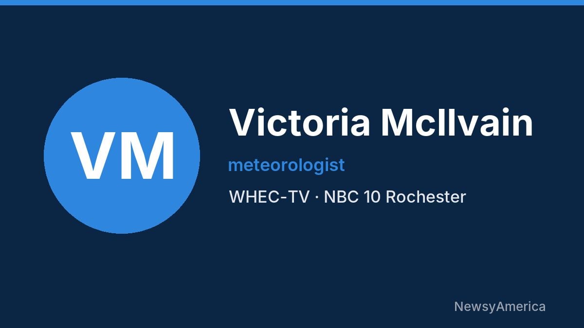 Victoria McIlvain – WHEC-TV, Rochester