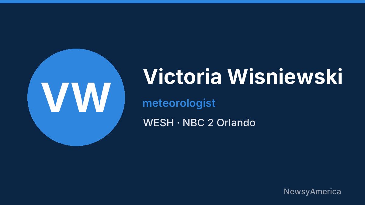 Victoria Wisniewski – WESH, Orlando