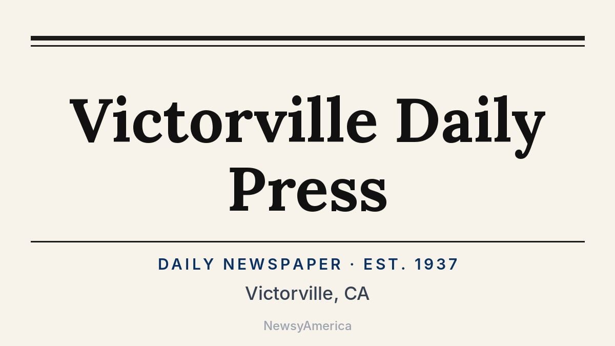 Victorville Daily Press – California