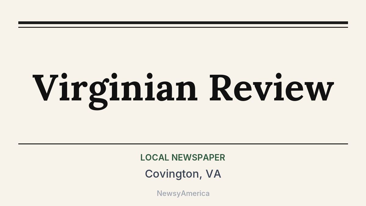 Virginian Review – Covington, VA