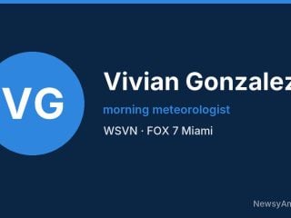 Vivian Gonzalez, morning meteorologist, WSVN