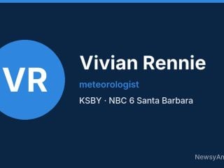 Vivian Rennie, meteorologist, KSBY