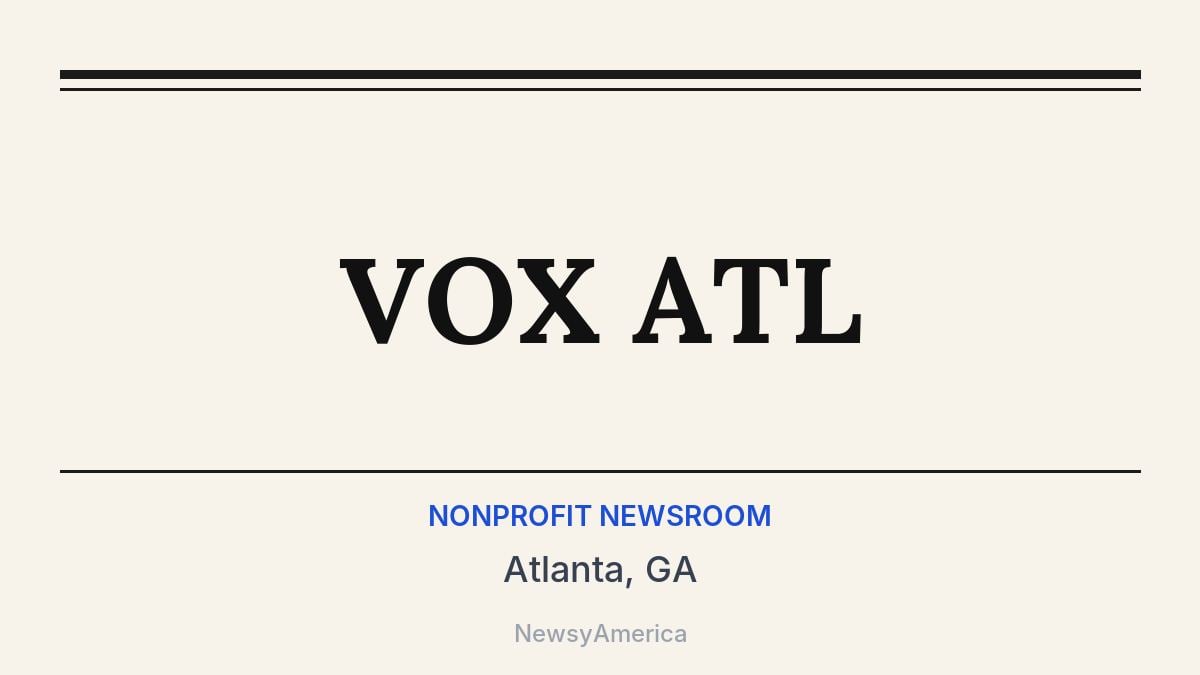 VOX ATL – Atlanta, GA