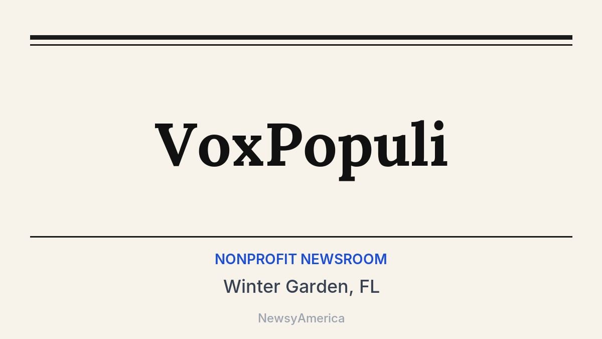 VoxPopuli – Winter Garden, FL
