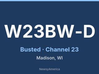 W23BW-D channel 23, Madison, WI