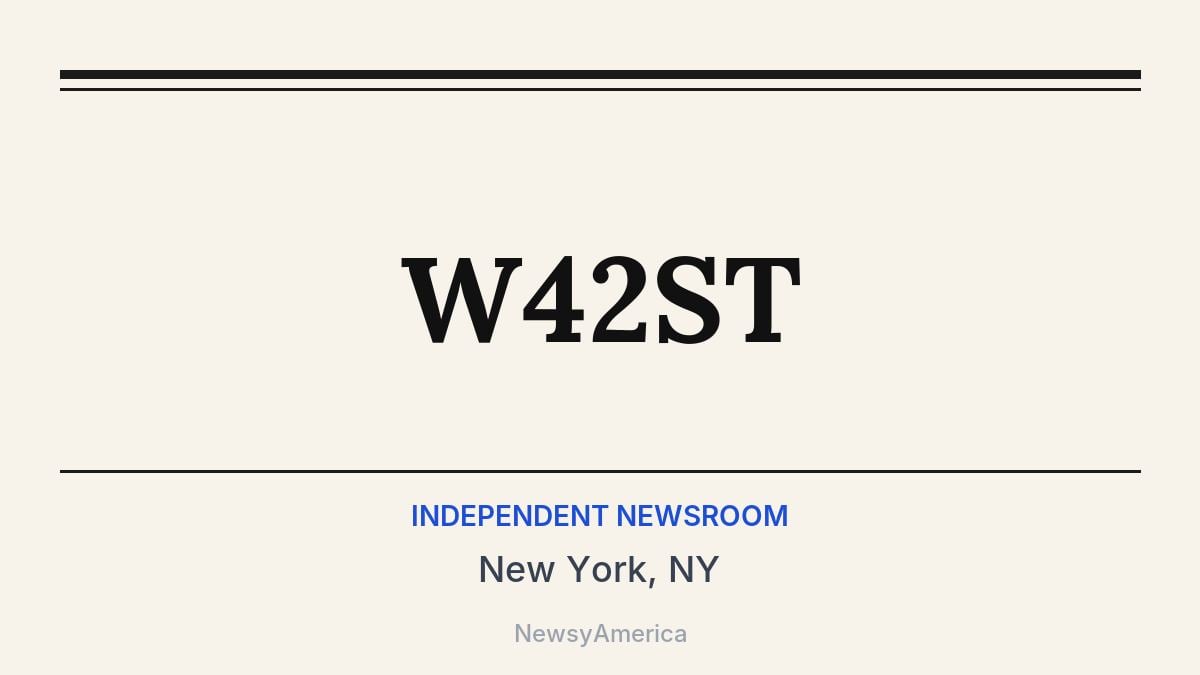 W42ST – New York, NY