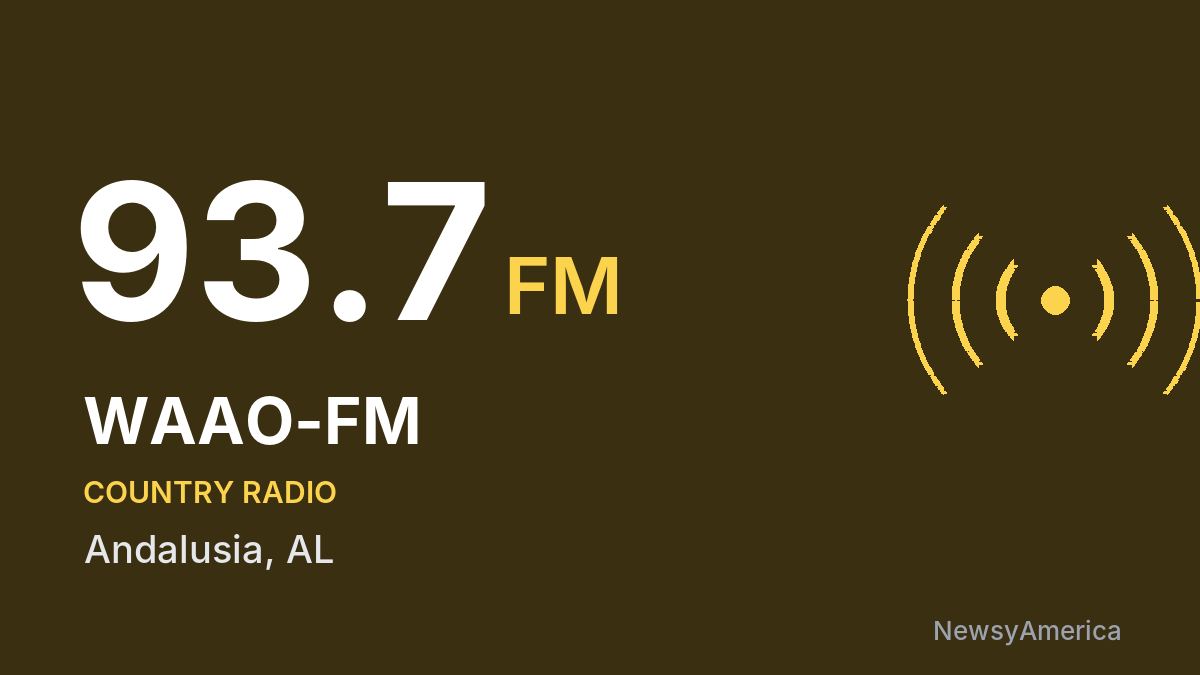 WAAO-FM 93.7 FM – Andalusia