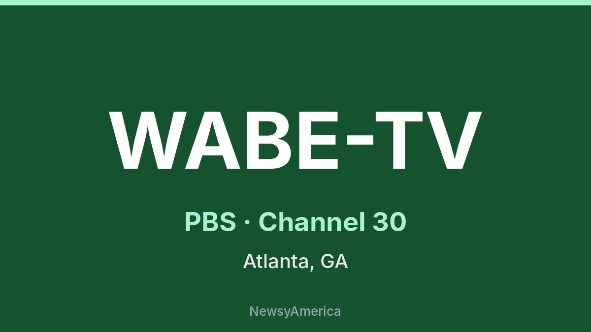 WABE-TV – PBS 30 Atlanta