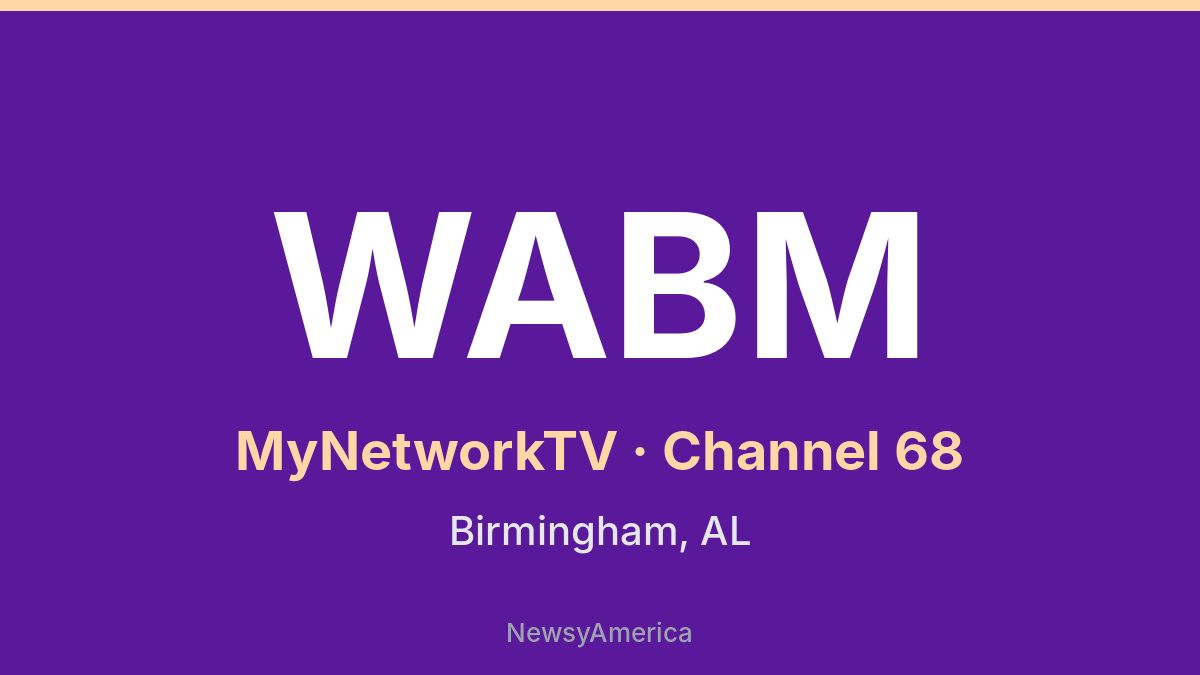 WABM – MyNetworkTV 68 Birmingham