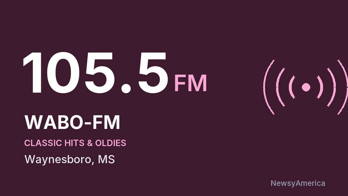 WABO-FM 105.5 FM – Waynesboro