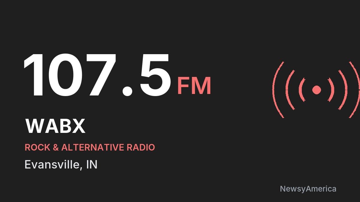 WABX 107.5 FM – Evansville