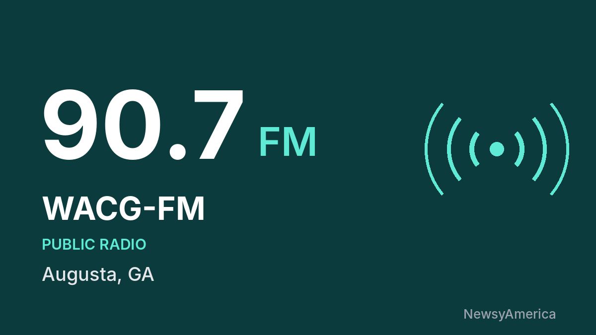 WACG-FM 90.7 FM – Augusta