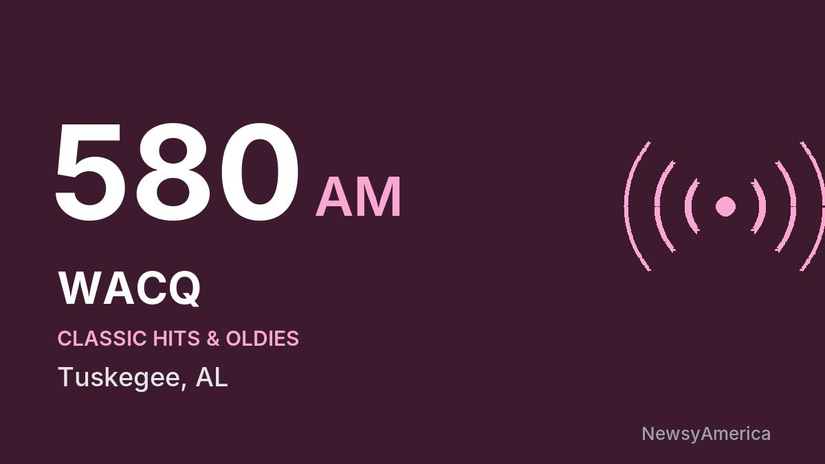 WACQ 580 AM – Tuskegee