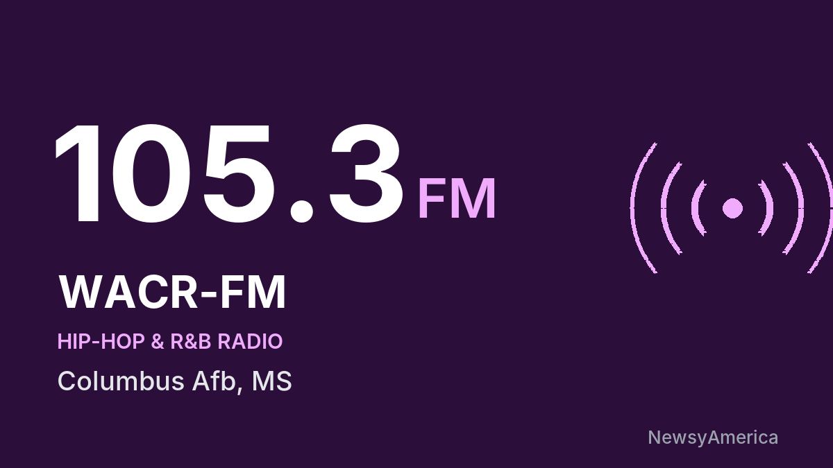 WACR-FM 105.3 FM – Columbus Afb