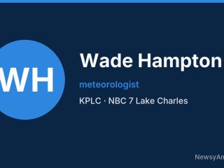 Wade Hampton, meteorologist, KPLC
