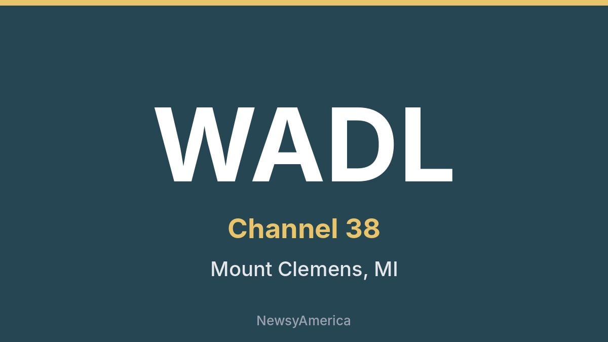WADL – Channel 38 Detroit