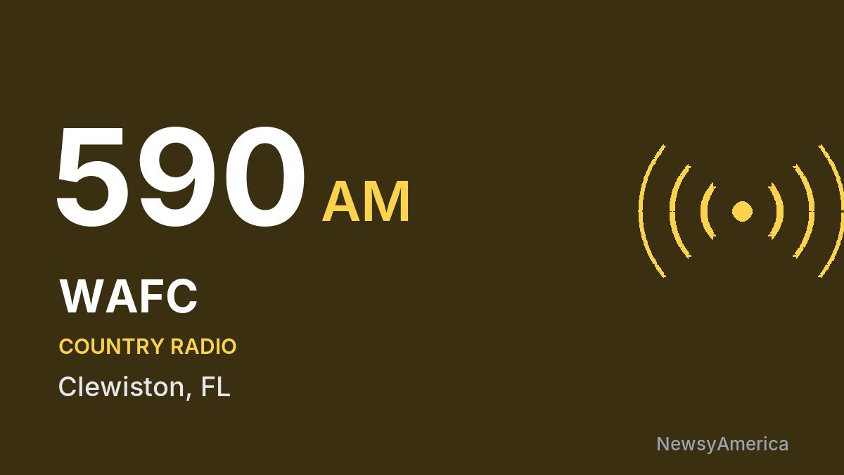WAFC 590 AM – Clewiston