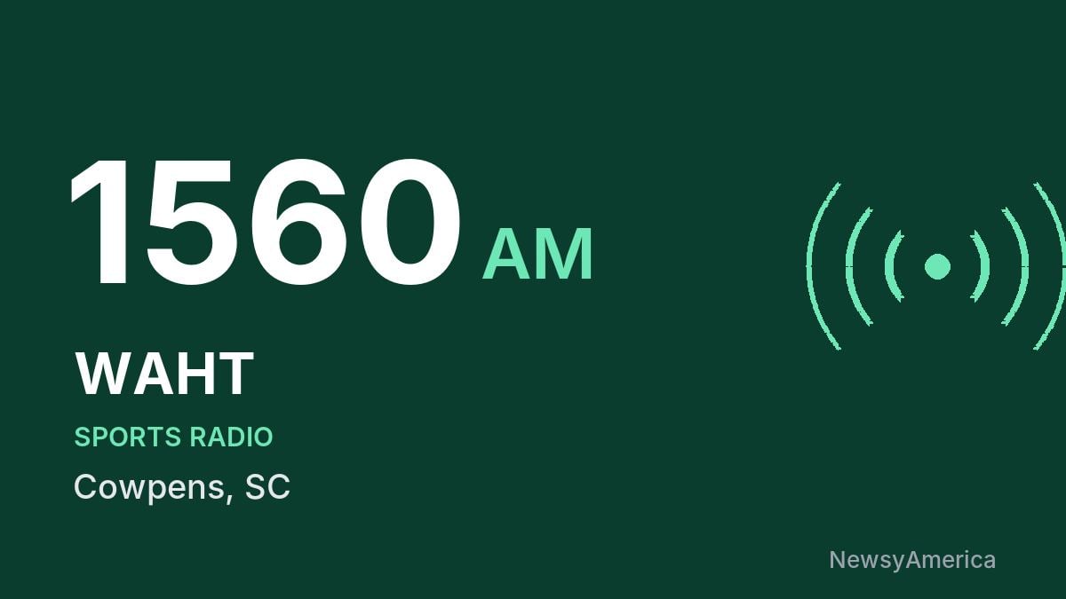 WAHT 1560 AM – Cowpens