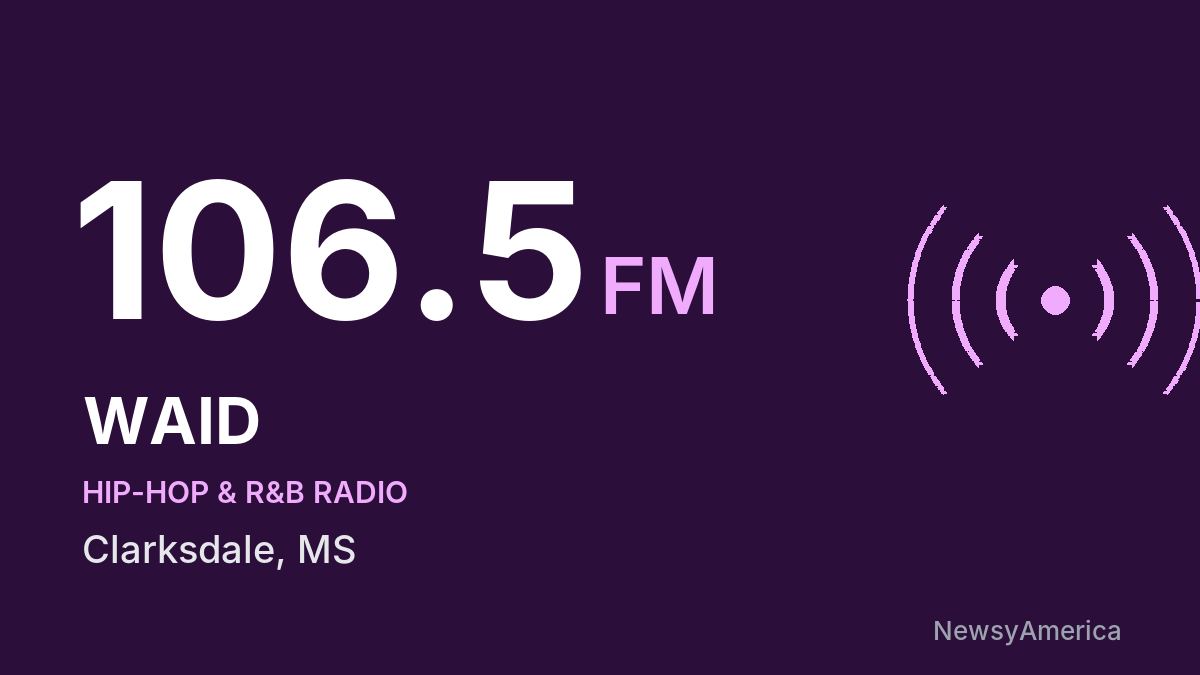 WAID 106.5 FM – Clarksdale