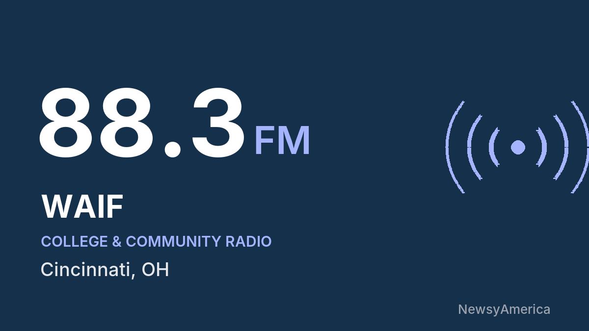 WAIF 88.3 FM – Cincinnati
