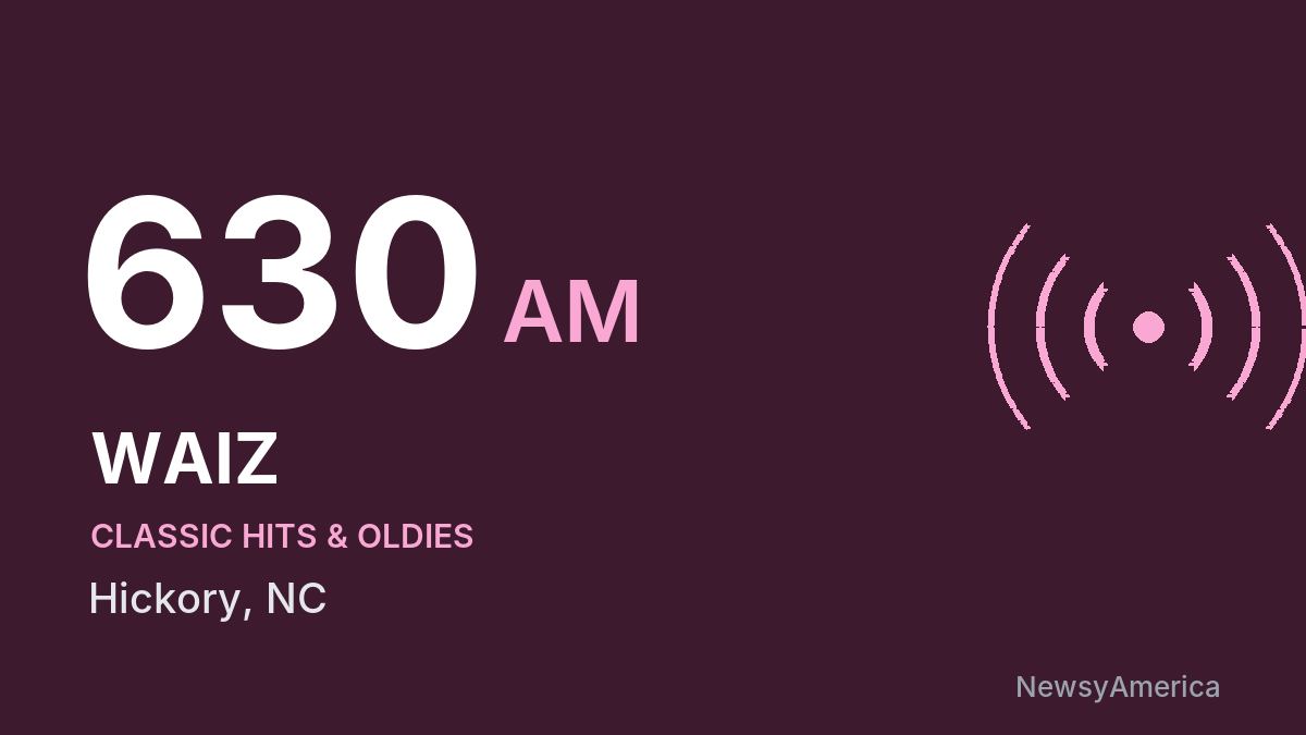 WAIZ 630 AM – Hickory