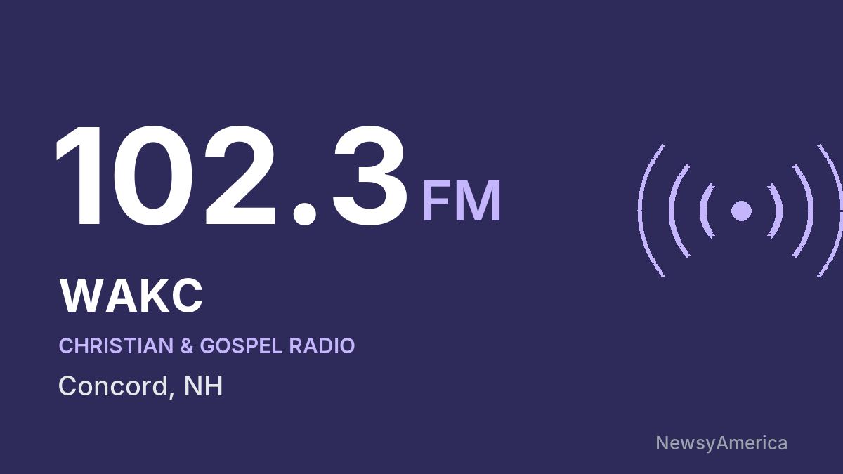WAKC 102.3 FM – Concord