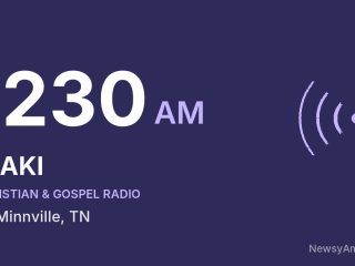 WAKI 1230 AM, McMinnville, TN