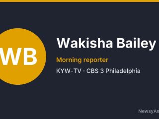 Wakisha Bailey, Morning reporter, KYW-TV