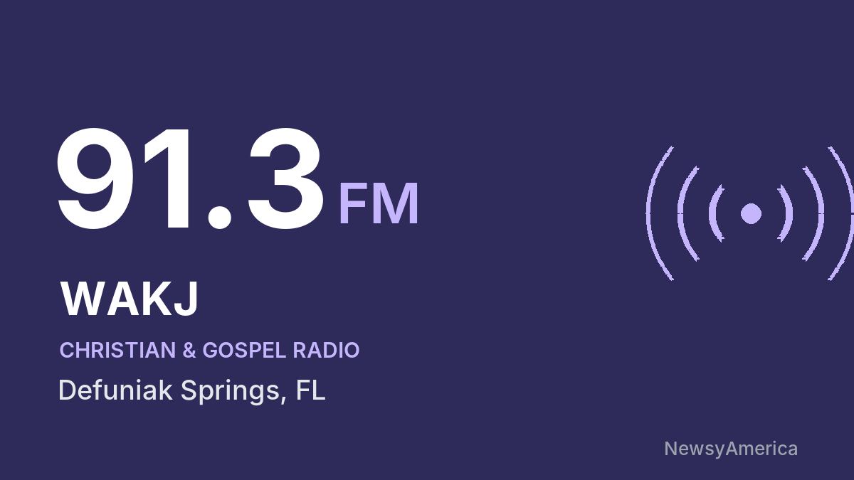 WAKJ 91.3 FM – Defuniak Springs
