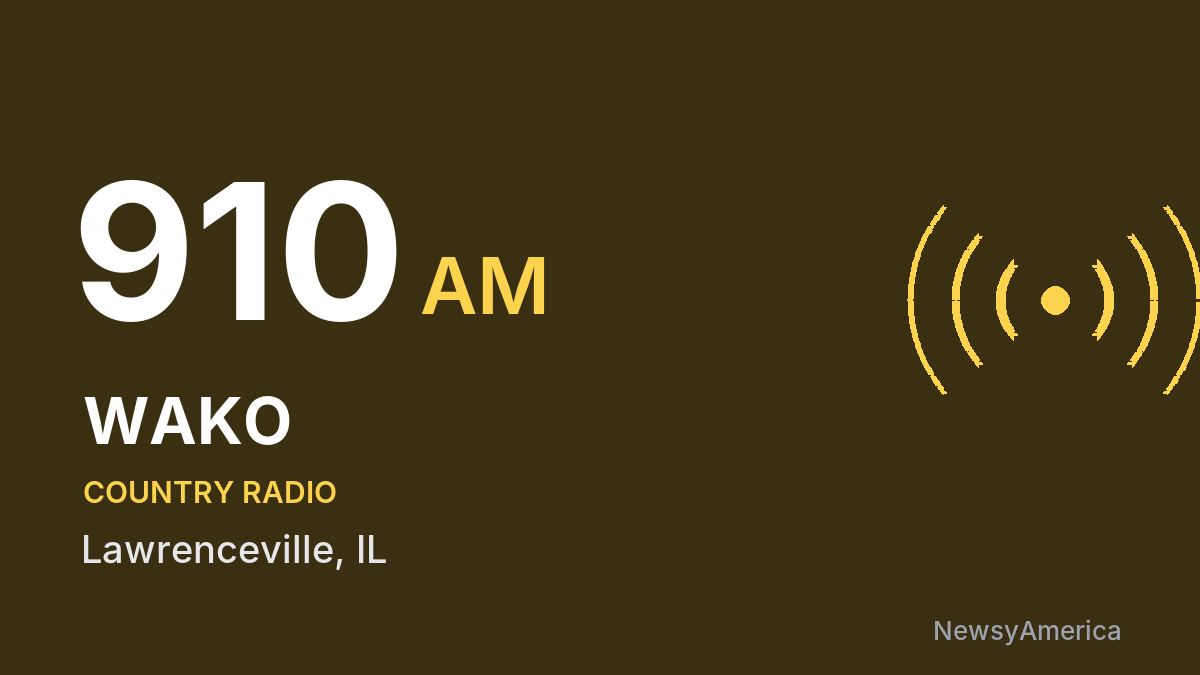 WAKO 910 AM – Lawrenceville