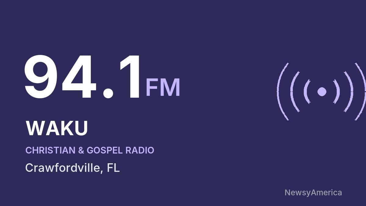WAKU 94.1 FM – Crawfordville