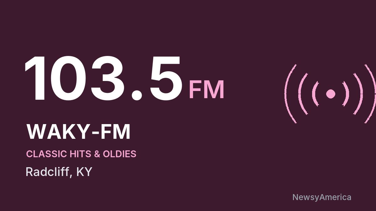 WAKY-FM 103.5 FM – Radcliff