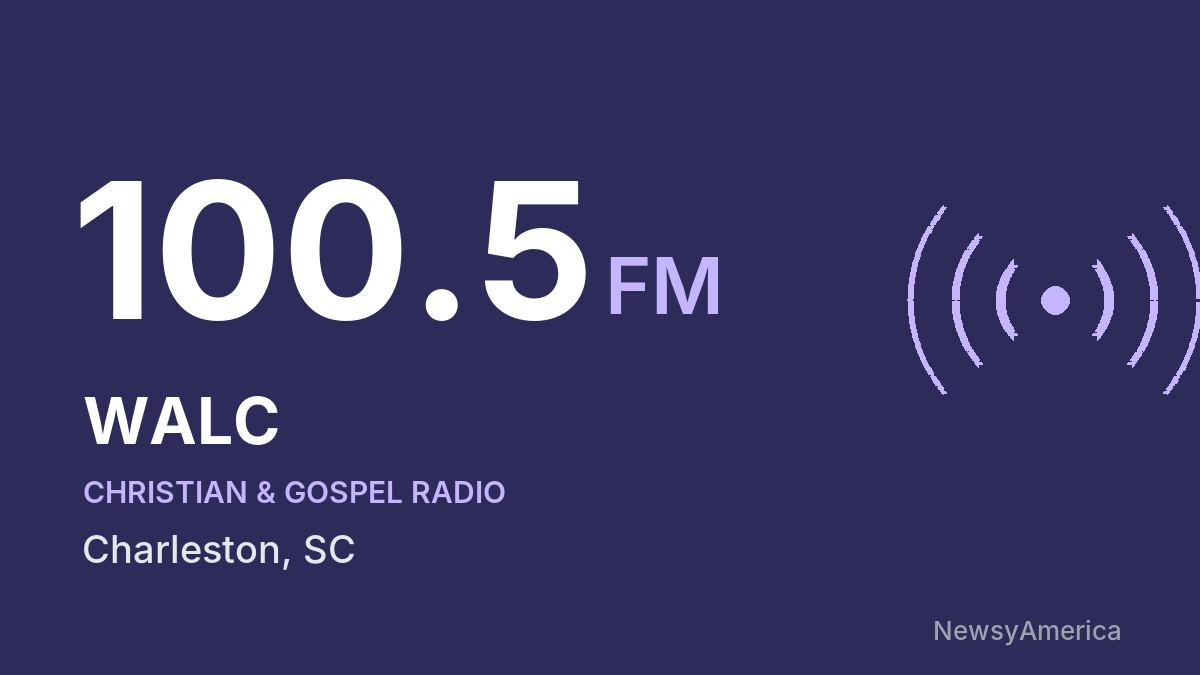 WALC 100.5 FM – Charleston