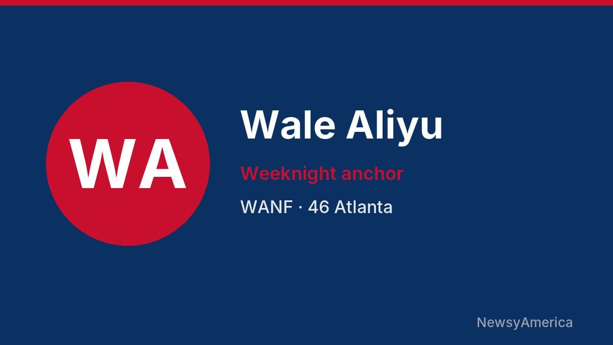 Wale Aliyu – WANF, Atlanta