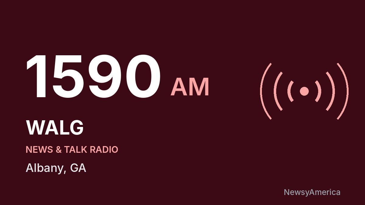 WALG 1590 AM – Albany